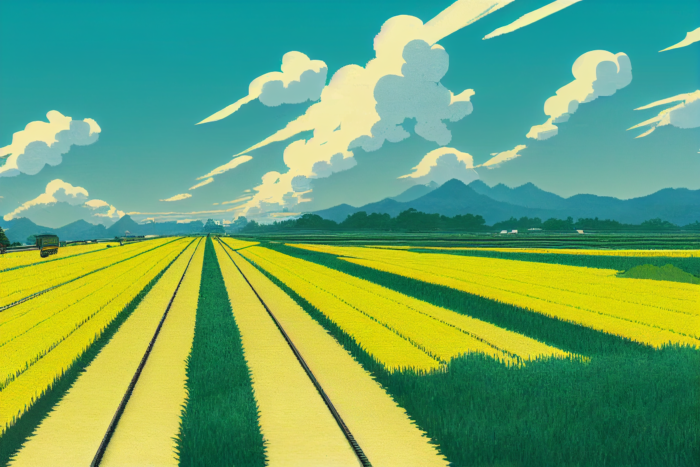 Japanese Rice Fields Japanese Rice Fields - ท้องนาญี่ปุ่น (Wallpapers