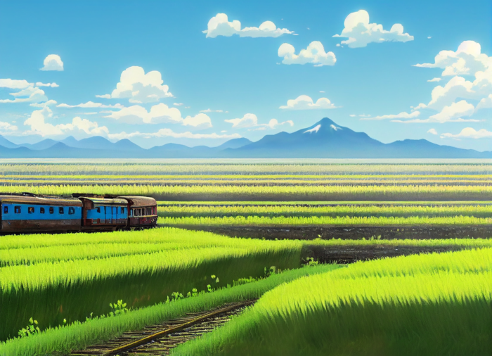 Japanese Rice Fields Japanese Rice Fields - ท้องนาญี่ปุ่น (Wallpapers