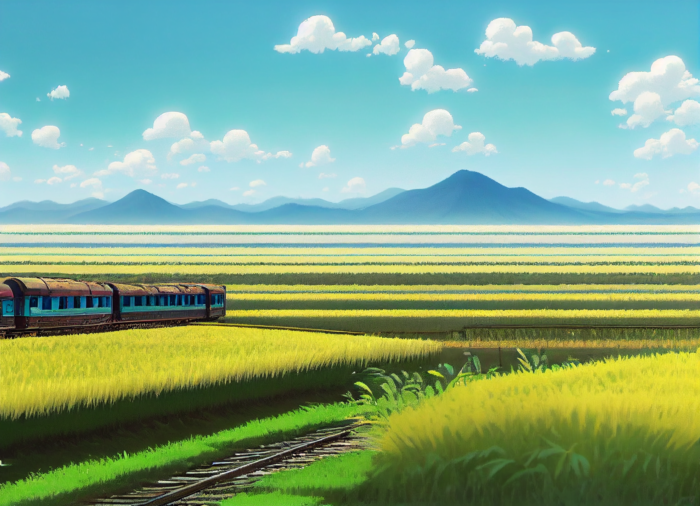 Japanese Rice Fields Japanese Rice Fields - ท้องนาญี่ปุ่น (Wallpapers