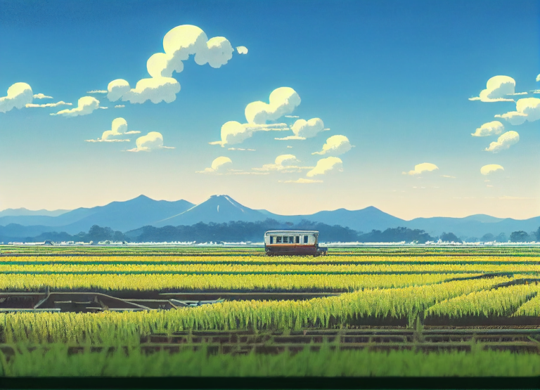 Japanese Rice Fields Japanese Rice Fields - ท้องนาญี่ปุ่น (Wallpapers