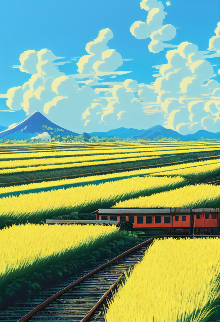 Japanese Rice Fields Japanese Rice Fields - ท้องนาญี่ปุ่น (Wallpapers